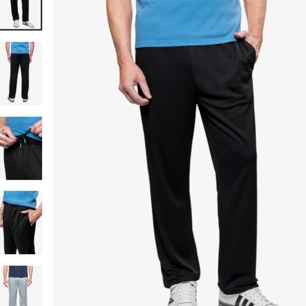 Men's Insect Repellent BlackMesh Sport Pants 2XL REPELS Mosquitos, Ticks, Flies